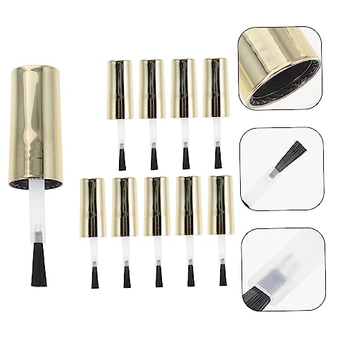 10pcs make up replacement caps for nail polish bottle portable bottle nail polish make up Bottled replacement gel bottle caps nail polish bottles caps replacement nail - Image 3