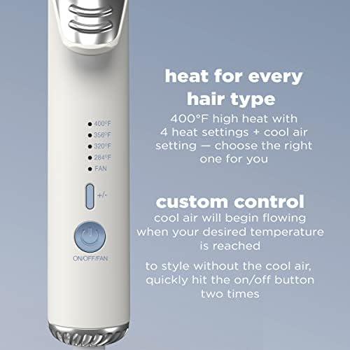 INFINITIPRO BY CONAIR 2-in-1 Cool Air Curling Iron and Flat Iron Luxe, Protects Against Damage and Locks in Style for Effortless Long Lasting Curls, Waves & Straight Looks with One Tool - Image 4