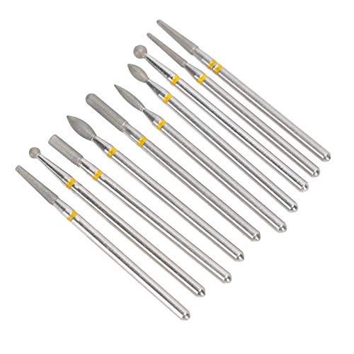10-Piece Nail Drill Bits Set for Manicure and Pedicure, Professional Quality Tools - Image 6