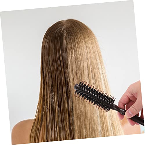 4 Piece Wooden Comb Set Pointed Tail & Boar Bristle Brush for Styling - Image 8