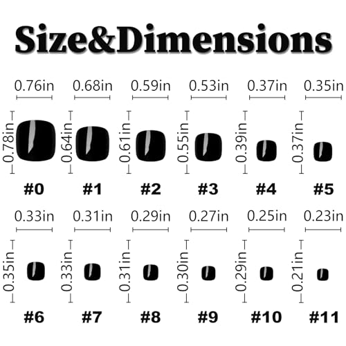 360Pcs Short Press on Toenails Square, Full Cover Colored Fake Toe Nails Glossy False Toenail Press ons Acrylic Glue on Toenails for Women Girls Artificial Toes - Image 3
