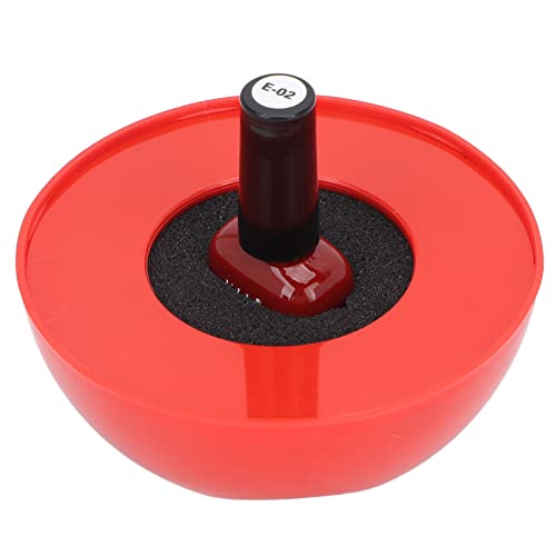 Portable Nail Polish Organizer with Stable Finger Rings and Wide Base for Home or Salon - Image 5