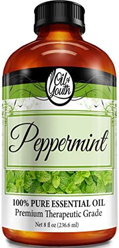 Oil of Youth 8oz Peppermint Essential Oil - 100% Pure Natural Oil