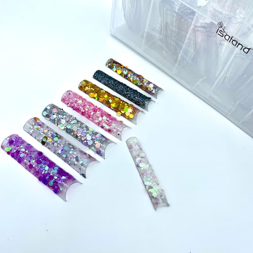 504 Pc 3XL XXXL Extra Long Clear Nail Tips Set Acrylic Nails 12 Sizes Durable - Image 6