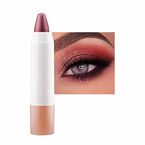 Eye Shadow Sticks Eyeshadow Pencils Shimmer Eyeshadow Makeup Eye Highlighter Longwearing Flake-Proof One-Swipe Coverage High Pigmented Waterproof Quick-drying for Creating High-Impact Deals Today