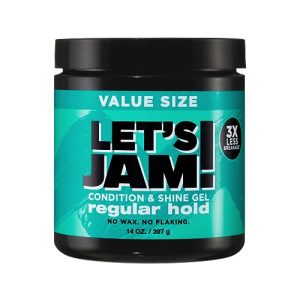 Dark and Lovely Let's Jam Strong Hold Hair Gel 14 oz Smooth Styles