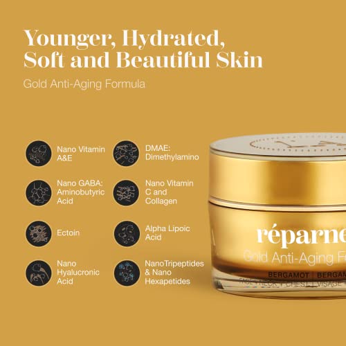 InfiniteAloe Gold Anti-Aging Moisturizer, Organic Aloe, 12 Key Ingredients, 1.7 Oz Jar - Image 7
