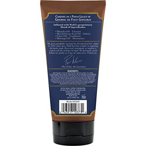 Wahl Beard Wash Face Exfoliator with Essential Oils for Moisturizing Skin Beard Hair – Manuka Oil, Meadowfoam Seed Oil, Clove Oil, Moringa Oil, and More - Model 805601 - Image 10