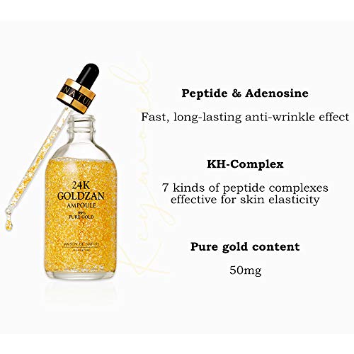 24k Goldzan Ampoule 100ml with 50mg Pure Gold - Image 2