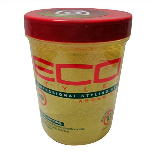 ECOCO EcoStyler Styling Gel, Moroccan Argan Oil, 32 oz (PACK OF 3)
