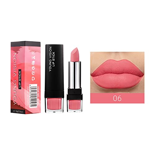 Satin Long-Wear Matte Velvet Lipstick and Pink Lip Liner Gift Set, Full Coverage - Image 3