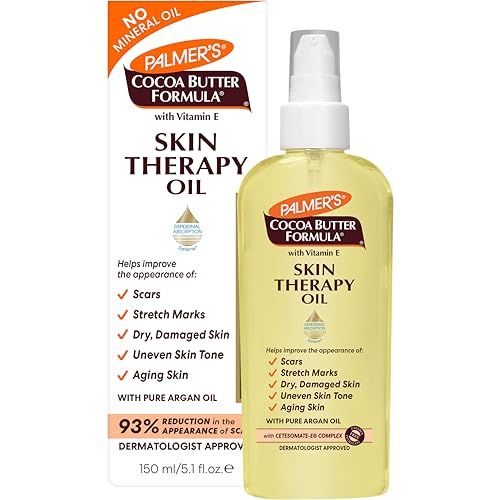 Palmer's Coconut Oil Formula Body Lotion for Dry Skin & Cocoa Butter Formula Skin Therapy Moisturizing Body Oil with Vitamin E, 5.1 Ounces - Image 5