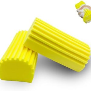 2-Pack Reusable Damp Cleaning Sponge for Kitchen Stoves, Sinks, Blinds, and Surfaces