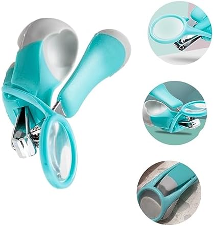 Nail Scissor 1pc Baby Nail Clippers Fingernail Corta Nail Clippers for Kids Nail Clippers for Baby Nail Clipper for Kids Nail Clippers Old Magnifier Child Anti-Jamming Abs - Image 9
