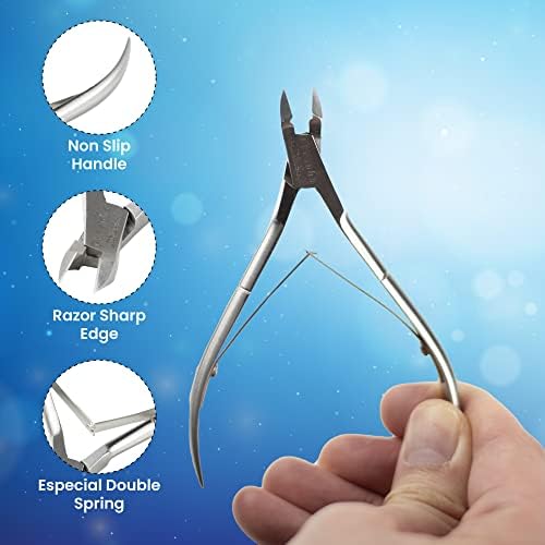 Bianco Brothers Cuticle Trimmer | 4" Stainless Steel Jaw with and Double Spring Lap Joint | Perfect Addition to a Manicure Set and Pedicure Tools | Sturdy Cuticle Remover | Made in USA - Image 4