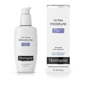 Neutrogena Oil-Free Moisturizer and Neck Cream, 4 oz for Hydrated Skin