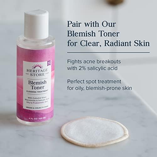 Heritage Store Rosewater Apple Cider Vinegar Toner for Oily Skin 8oz - Image 5