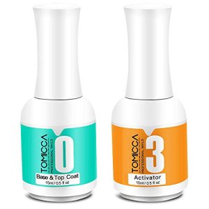 15ml Dip Powder Starter Kit with 2-in-1 Top and Base Coat, Activator Included