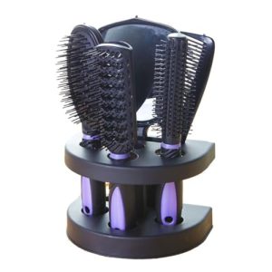 Hair Combs and Brush Set for Women with Detangle Massage Brush and Mirror Tools