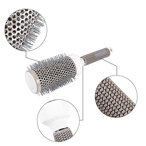 Ceramic Iron Round Styling Comb with Nylon Teeth, 19mm Diameter, Professional Salon Quality - Image 8