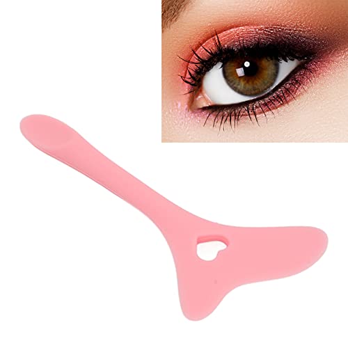 Pink Multifunctional Silicone Eyeliner Aid Tool with Ergonomic Handle for Effortless Makeup - Image 4