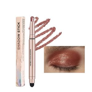 Shimmer Cream Eyeshadow Stick Longwearing Waterproof Quick-Drying 0.12 oz Capacity