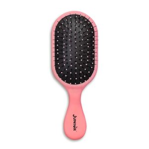NuWay 4Hair® Junior - Travel Size of our Vanity Brush/Perfect for Smaller Hands (Peach)