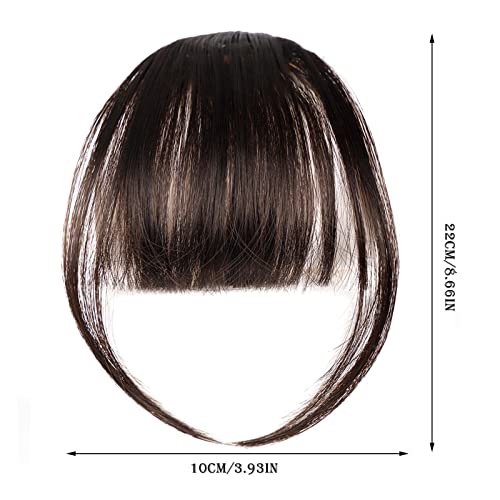 Highlight Cap Extension French Bangs With Clip In Bangs Wig Women'S Natural Color Washable Dyeable Deep Conditioner for Natural Hair (G, One Size) - Image 6