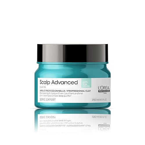 Lo.real Profe.sssionnel Scalp Advanced Anti-Oiliness 2-In-1 Deep Purifier Clay | For Oily Scalp | With 3% AHA (250 Gm)