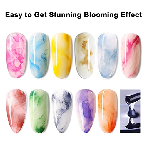 15ml Clear Blossom Gel Nail Polish for DIY Manicure Marble Floral Designs - Image 4