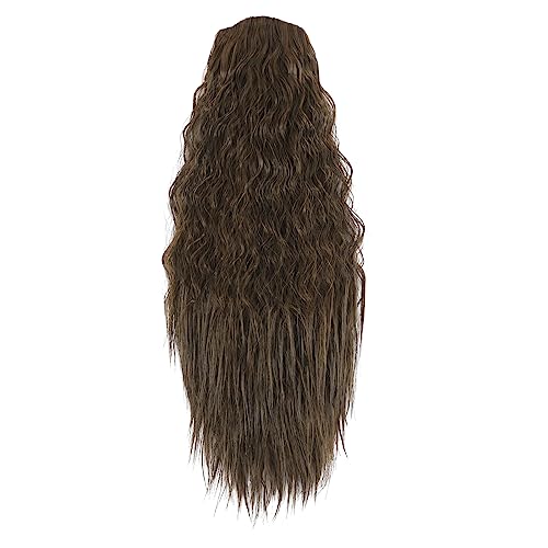 14 Inch Corn Wave Drawstring Ponytail Hair Extension for Black Women Color 4/27 - Image 3