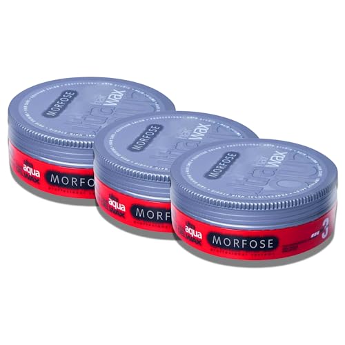 Morfose Aqua Wax Ultra Aqua, 3 x 5.92 Fl Oz
