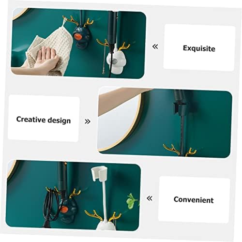 stand up hair dryer storage rack shelf abs hair dryer stand holder hands free wall bracket home blow dryer rack Hair Dryer Holder tool wall hair dryer stand Wall-mounted - Image 8