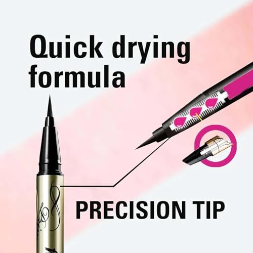 Heroine Make by KISSME Prime Liquid Eyeliner, Super Waterproof, Ultra Fine Tip for Precise Eye Makeup, Stay All Day Long, 02 Brown Black - Image 5