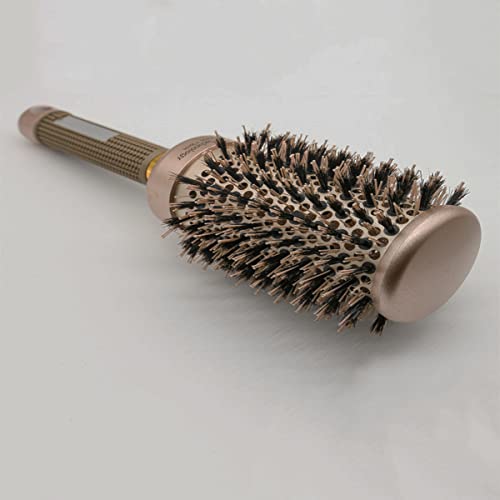 Professional Detangling Hair Round Brush with Non-Slip Handle, Ceramic Nano Coating, Nylon Bristles - Image 8
