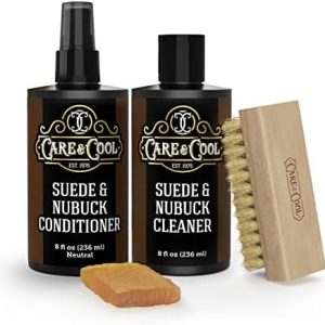 Ultimate Suede and Nubuck Care & Cool Cleaning Kit with Hog Brush and Eraser