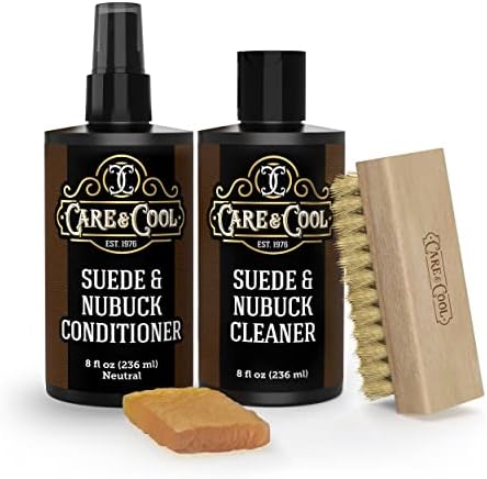 Ultimate Suede and Nubuck Care & Cool Cleaning Kit with Hog Brush and Eraser