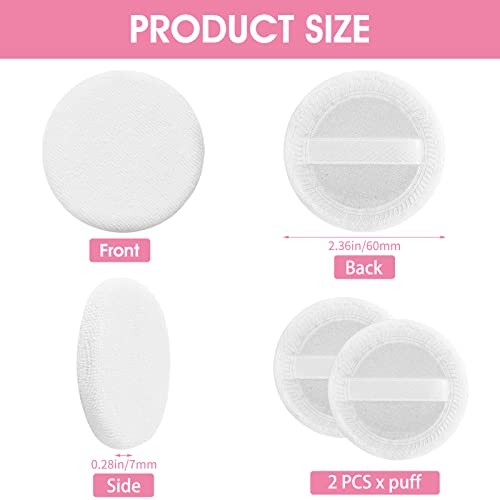 Sibba Face Makeup Compact & Velour Puff Set 2 Piece for Effortless Application - Image 7