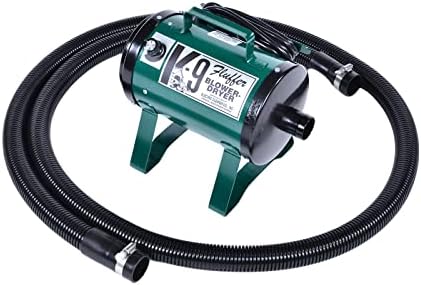K9 Fluffer Professional Dog Blow Dryer 1200W with Adjustable Heat and Speed Settings for Home Grooming