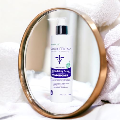 NouriTress Stimulating Scalp Conditioner for Dry, Brittle Hair | Relieves Itchy Scalp | Paraben-Free | Thickening Conditioner - Image 3
