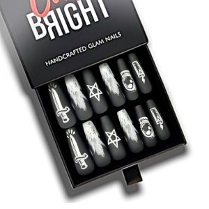 REAL ACRYLIC Glam Nails – Full Kit • NO BPA! • No Harmful Gel! Long-Lasting, Strong, & Safer than Most Artificial Nails (Do Vuh-Doo)