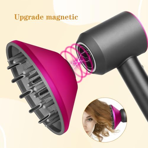 Diffuser Attachment Compatible with Dyson Hair Dryer HD01 HD02 HD03 for Fine Thick Natural Wave and Curly Hair Professional Salon Tool with Filter Cleaning Brush - Image 4
