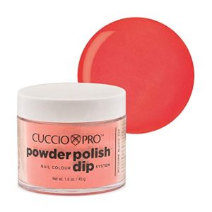 Cuccio Colour Peach Dip Powder Nail Polish 1.6 Oz for Professional Manicures and Pedicures