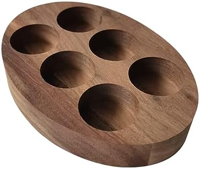 FRCOLOR Wooden Essential Oil Holder Multi-Slot Storage for Bottles and Nail Polish