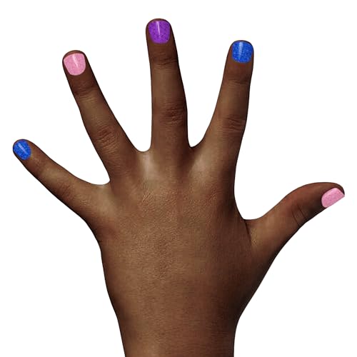 Piggy Paint | 100% Non-Toxic Girls Nail Polish | Safe, Cruelty-free, Vegan, & Low Odor for Kids | Shimmer & Sparkle (3 Polish + Nail Art Gift Set) - Image 4