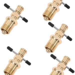 Uonlytech 5pcs Removal Tool Tools & Accessories Copper Pipe Cutter 22mm Ferrule Puller Angle Stop Remover Pipe Fitting Tools Compression Ring Puller Brass Solid Disassembler