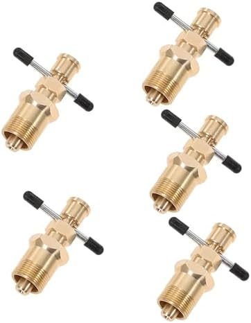 Uonlytech 5pcs Removal Tool Tools & Accessories Copper Pipe Cutter 22mm Ferrule Puller Angle Stop Remover Pipe Fitting Tools Compression Ring Puller Brass Solid Disassembler