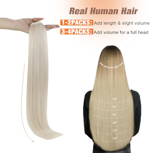 Sunny Itip Human Hair Extensions 20inch I Tip Hair Extensions Human Hair Platinum Blonde Cold Fusion I Tip Hair Extensions Blonde Itip Hair Extensions Real Human Hair 50s 50g - Image 4