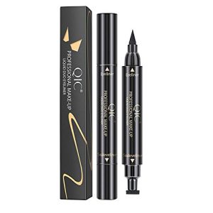 QIC Winged Eyeliner Stamp Waterproof Long Lasting Liquid Eye Pen Makeup Tool Kit (#2 Big Stamp)