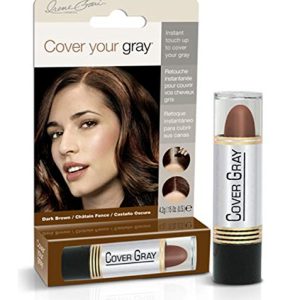Dark Brown Gray Hair Color Touch-Up Stick 6-Pack Convenient Size